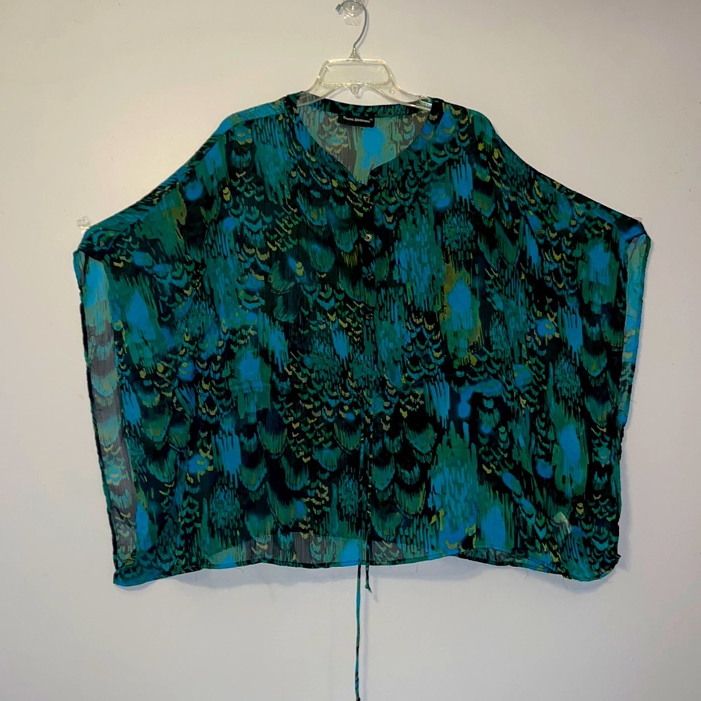 COPY - Travel Elements Sheer Button Top Drawstring Waist